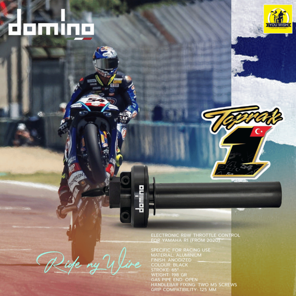 ประกับคันเร่งไฟฟ้า Domino สำหรับ YAMAHA R1 RIDE BY WIRE | Shopee Thailand