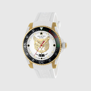 กุชชี่👜Gucci Gucci Dive watch, 40 mm ผู้ชาย/แฟชั่น/ความสง่างาม/หรูหรา/All-Match