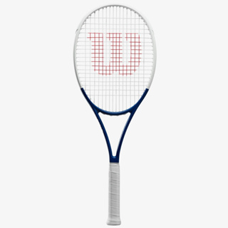 Wilson ไม้เทนนิส Blade 98 V8 US Open 2023 Tennis Racket FRM 2 4 1/4 | White/Blue ( WR133511U2 )
