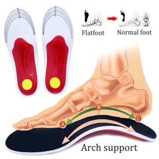แผ่นเสริมรองเท้าสำหรับเท้าแบน ใช้เสริมอุ้งเท้า เพิ่มความกระชับ ปรับทรงเท้า