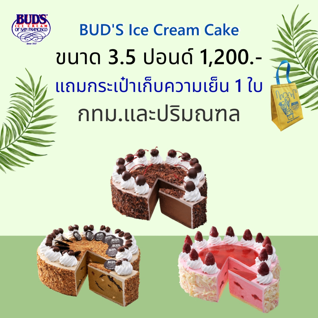 buds-ไอศกรีมเค้ก-3-5-ปอนด์-ส่งฟรี-กทม-ปริมณฑล-เพียง-1-200-บาท