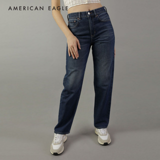 American Eagle Strigid Highest Waist Baggy Straight Jean กางเกง ยีนส์ ผู้หญิง แบ็กกี้ สเตรท เอวสูง (WST 043-4670-851)