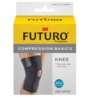 Futuro 3M Compression Basics Knee ฟูทูโร่ อุปกรณ์พยุงหัวเข่า รุ่นเบสิค แบบปรับกระชับได้