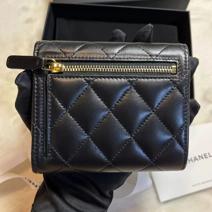 chanel-cf-wallet-collection-calfskin-ชาแนล-กระเป๋าเงินมือ