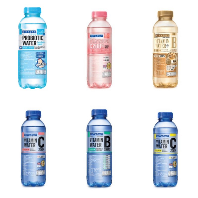 VITADAY Vitamin Complex Water วิตอะเดย์ วิตามินวอเตอร์ 470 มล.และ 480 ...
