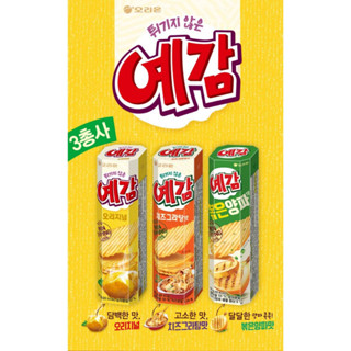 ขนมเกาหลี มันฝรั่งทอดกรอบ เยกัม รสออริจินอล หัวหอม ชีส 64g - ดงยัง orion potato chips 예감