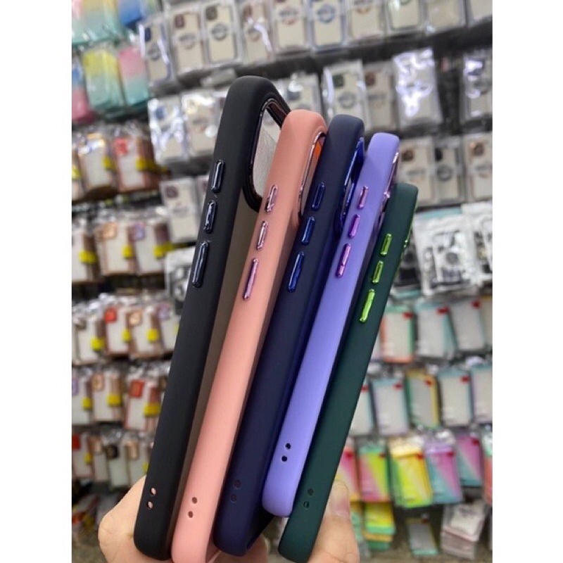 เคสขอบสีหลังขุ่นเปิดกล้อง-รุ่น-realme-c53-สินค้าตรงรุ่น-พร้อมส่งในไทย