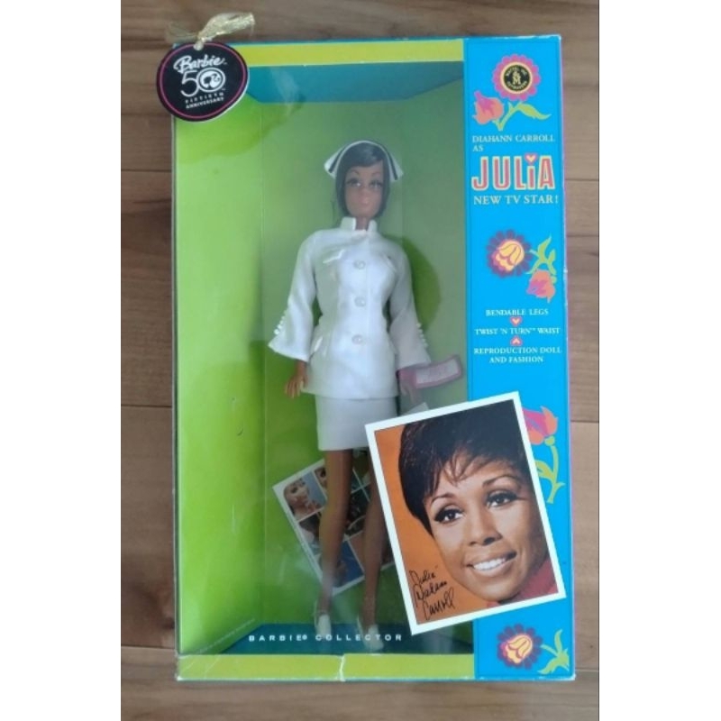 barbie-50th-anniversary-diahann-carroll-as-julia-doll-ขายตุ๊กตาบาร์บี้ดารา-julia-รุ่นครบรอบ50ปี-สินค้าพร้อมส่ง