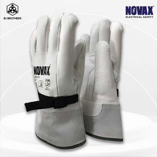 ถุงมือสวมทับป้องกันไฟฟ้า NOVAX ยาว 12 นิ้ว ♦️ อุปกรณ์เซฟตี้ ราคาถูก คุณภาพสูง มีราคาส่งรง.