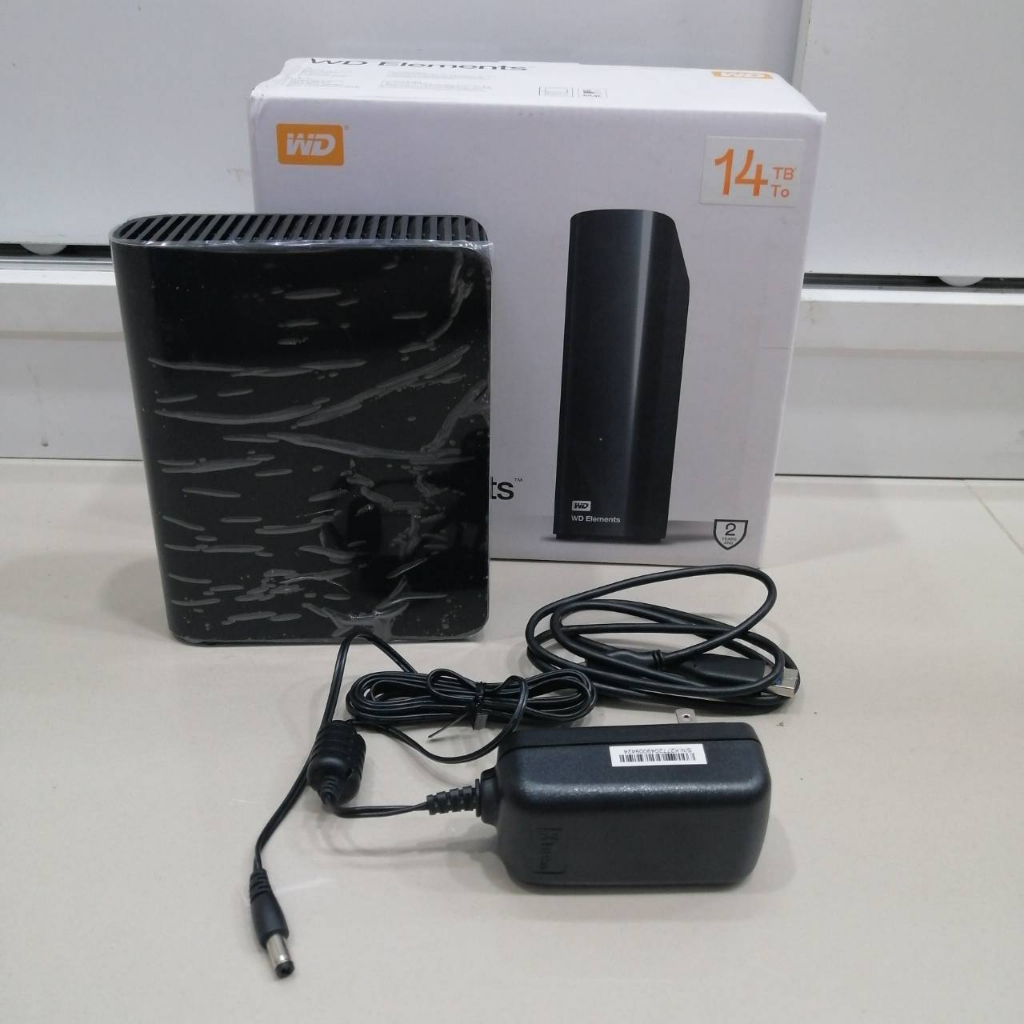 มือสอง-wd-elements-desktop-14tbusb-3-0-external-hard-drive-for-plug-and-play-storage-usb-3-0