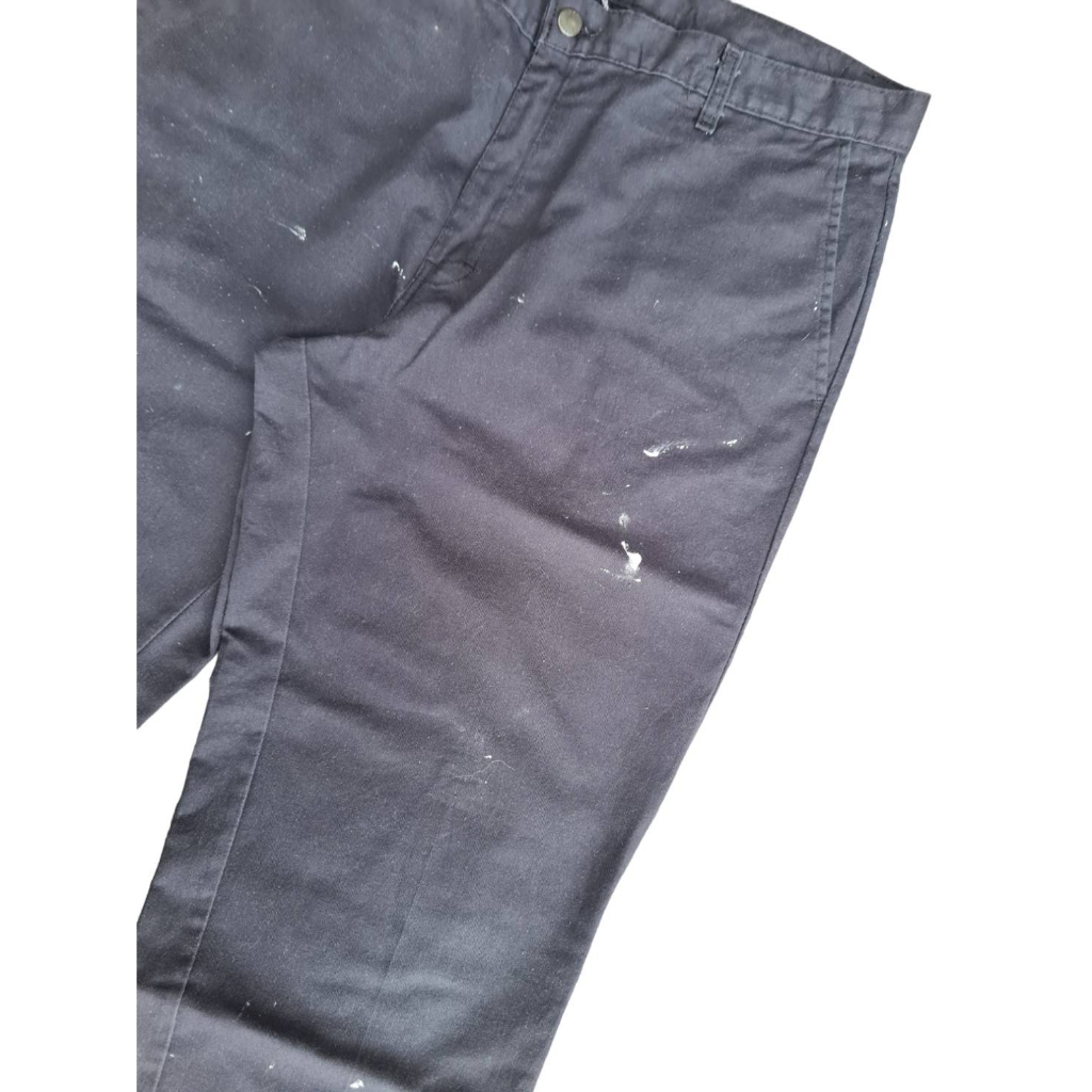 dickies-มือสอง-กางเกงขายาวทรงกระบอก-size-34-สีดำ