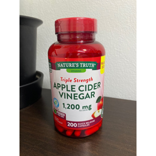 Nature’s Truth Apple Cider Vinegar 1200 mg. 200 capsules