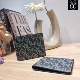 (แท้ 💯%‼ from Factory) 🔅 Model CF134 3 IN 1 WALLET WITH SIGNATURE MONOGRAM PRINT