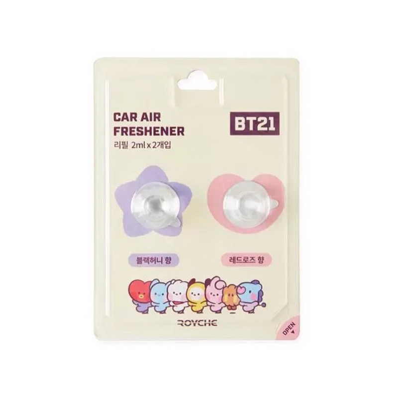 พร้อมส่ง น้ำหอมปรับอากาศรถยนต์ BT21 BABY Car Air Freshener Shopee