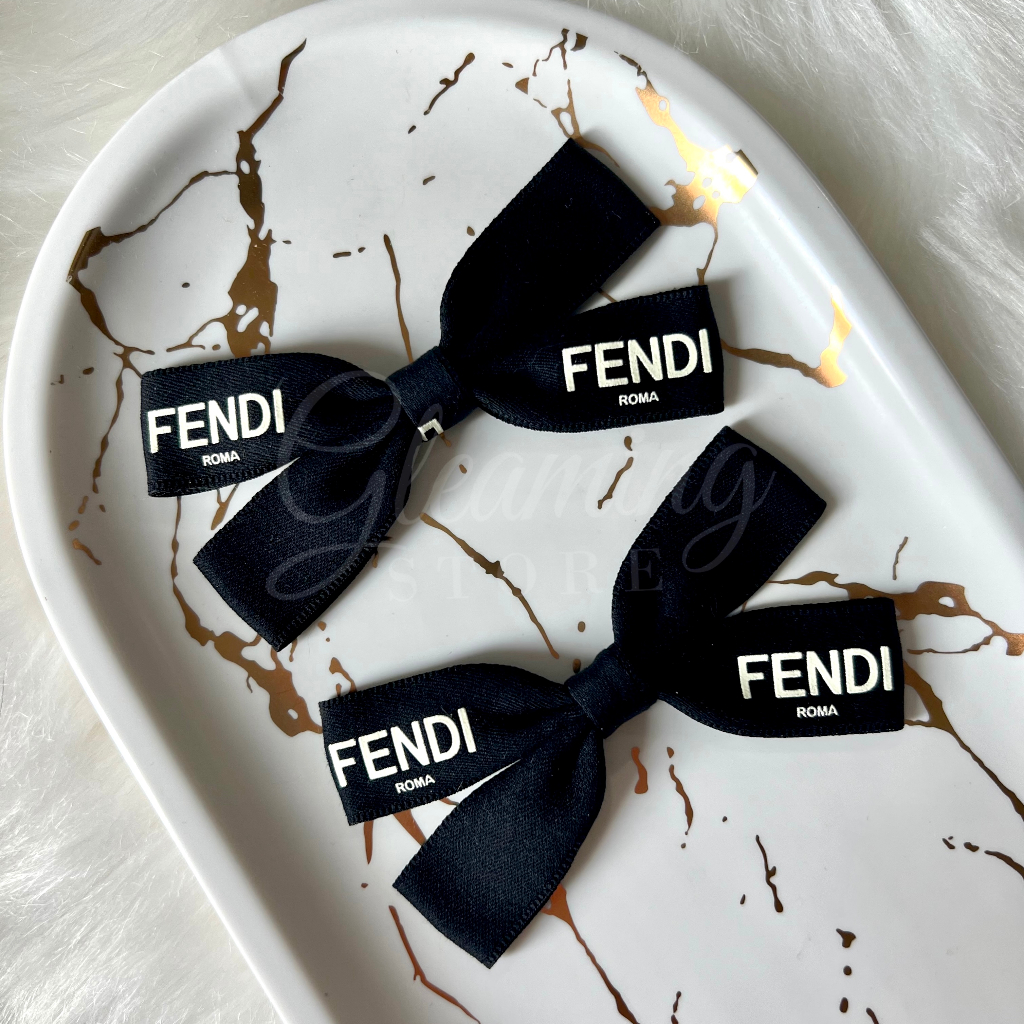 Fendi Ribbons Bow (ใช้ริบบิ้นแบรนด์แท้) | Shopee Thailand