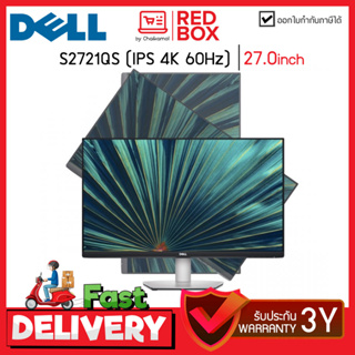 DELL Monitor 4K 27 S2721QS (IPS, VGA, HDMI) 60Hz มอนิเตอร์ / รับประกัน 3 ปี onsite service