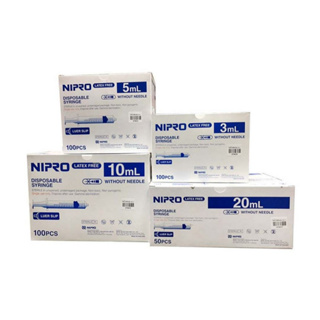 Nipro Syringe กระบอก นิโปร ไซริ้ง syring   ทุกขนาด ทุกแบบ แยกชิ้นและยกกล่อง