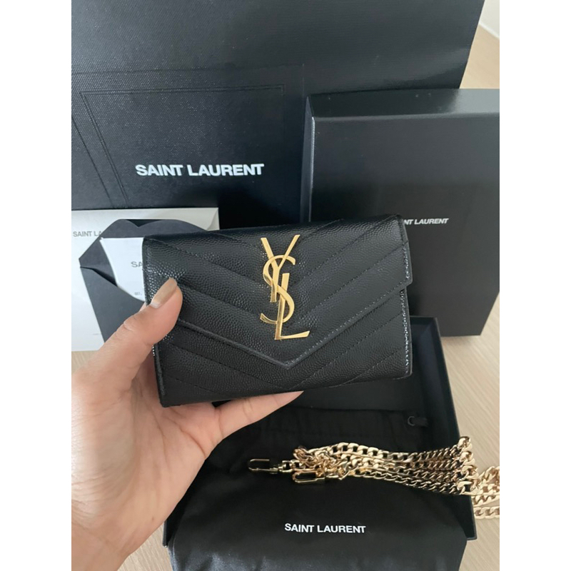 Ysl envelope wallet Y.22 ghw Shopee Thailand