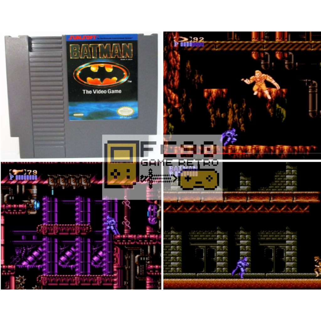 ตลับเกมแบทแมน Batman [NES] ตลับมือสอง สำหรับนักสะสมเกมเก่ายุค90 8bit ...