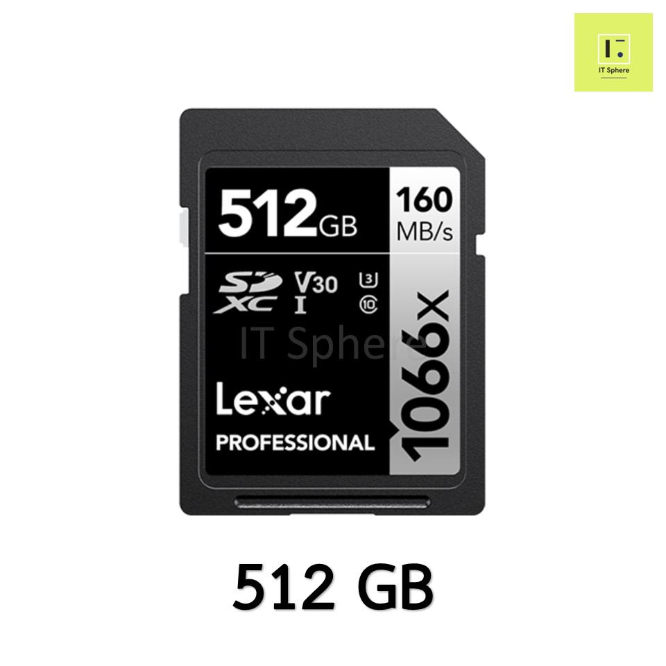 Scheda SD Lexar Professional 1066x Da 64GB - UHS-I, Classe 10, U3, V30, Per Foto/Video 4K, Lettura 160MB/s
