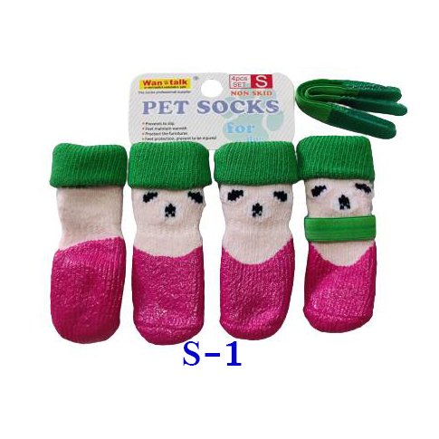 ถุงเท้าสุนัข-ถุงเท้าหมา-ถุงเท้าแมว-ถุงเท้ากันน้ำ-size-s