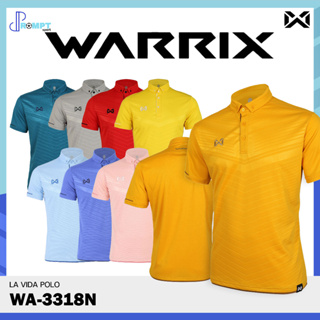 เสื้อโปโล เสื้อโปโลแขนสั้นวอริกซ์ La Vida WA-3318N WARRIX รหัส WA-3318N ของแท้100%