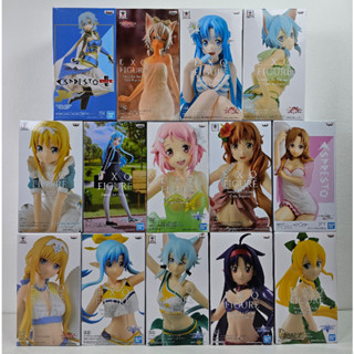 [ฟิกเกอร์แท้] [SAO] Sword Art Online - EXQ Figure - Asuna / Yuuki / Leafa / Lisbeth / Alice / Sinon (Bandai Spirits)