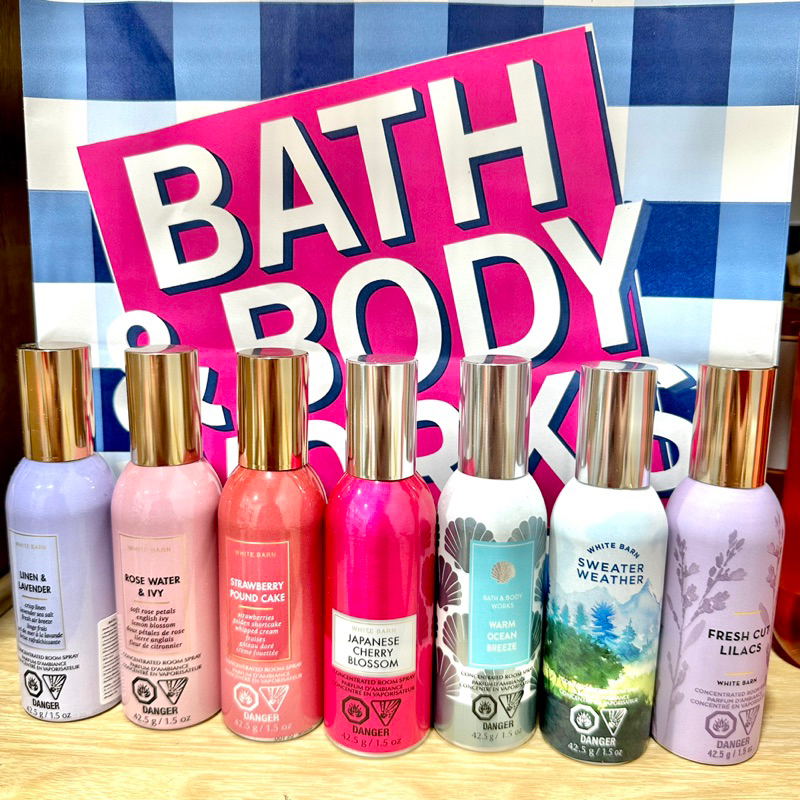 Bath and Body Works Concentrated Room Spray 42.5g. สเปรย์ปรับอากาศ BBW ...