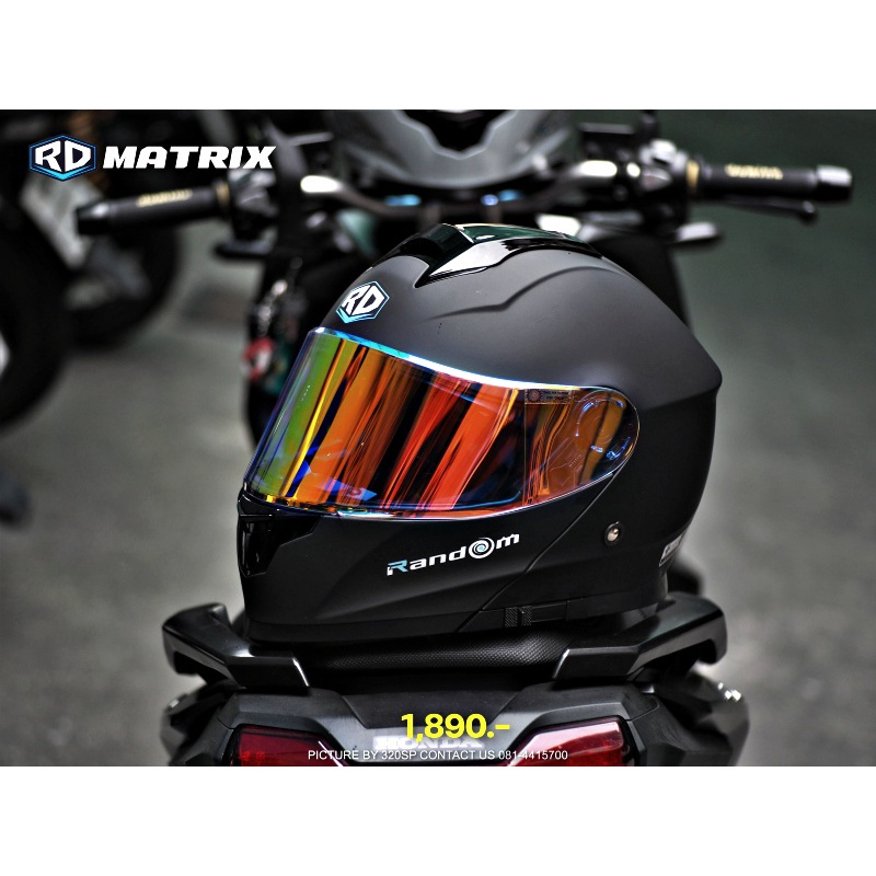 หมวกกันน็อคยกคาง RD Matrix 6 สี 6 ลายส่งไว!! มีแว่นด้านในนะจ๊ะ!! มาใหม่ ...