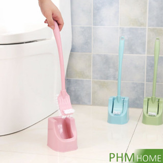 แปรงขัดห้องน้ำ ขัดทำความสะอาดห้องน้ำ หัวแปรง2ด้าน พร้อมที่วาง Toilet Brush