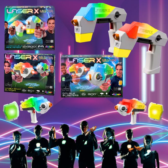 BO295 ของแท้ ของเล่น Laser X Series ปืนเลเซอร์ เกมแท็ก ปืนของเล่นมีแสง