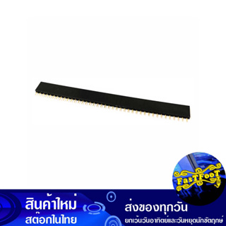 ขาเฮดเดอร์ ก้างปลา ตัวเมีย ขาตรง 40 ขา ขาธรรมดา Pin Header Female Strip Jumper Connector Normal Plated