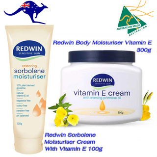 **แท้**Redwin ครีมน้ำนมผสมวิตามินอี+อีฟนิ่งพริมโรสออยล์ บำรุงผิว กระปุก 300 g. / แบบหลอด 100 g. ของแท้100% จากออสเตรเลีย