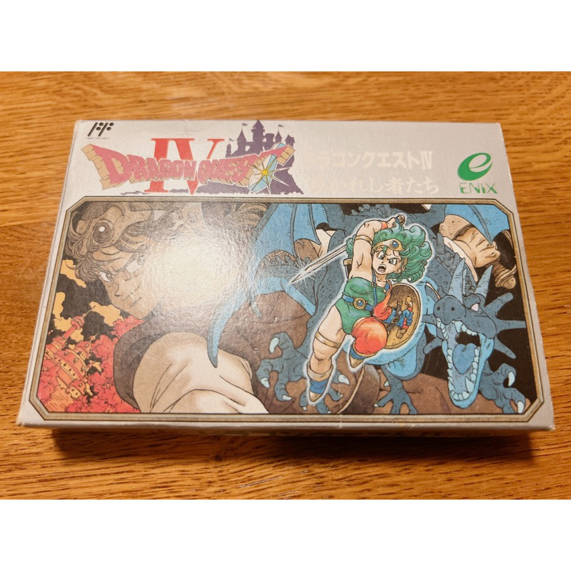 DRAGON QUEST IV 4 L'épopée Des Elus Nintendo Famicom Fc (Nes Jap) Complet Boîte EUR 24,90