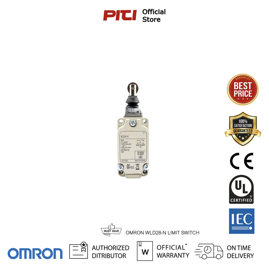 Omron WLD28-N Limit Switch หัวติดลูกล้อและซีลด้วยพลาสติก | Shopee Thailand