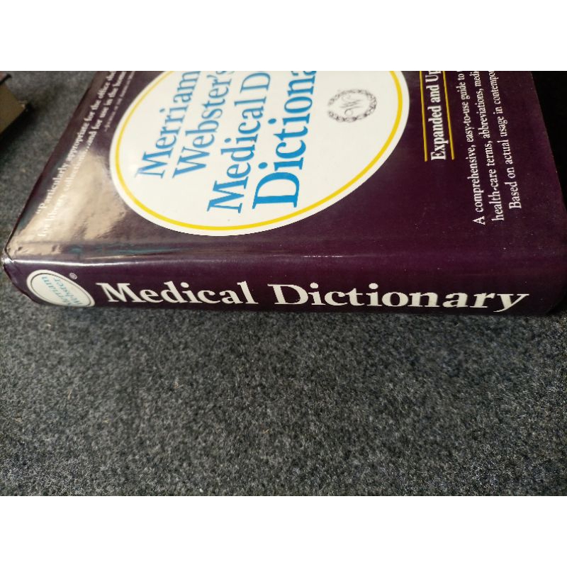 Merriam Webster's Medical Desk Dictionary | Shopee Thailand
