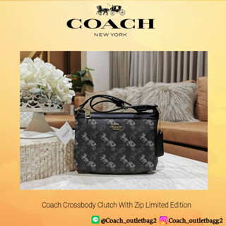 🇺🇸💯COACH Crossbody Clutch With Zip Limited Edition