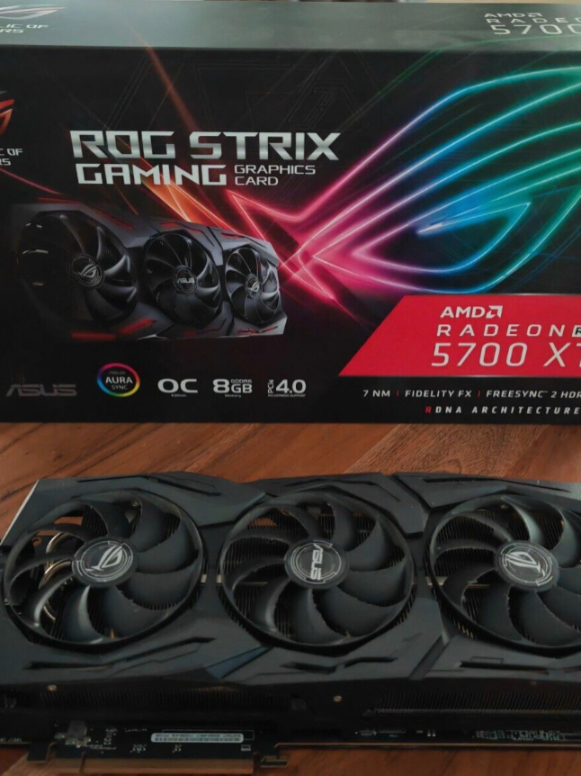 ASUS ROG Strix Radeon RX 5700 XT (OC EDITION) ในบรรจุภัณฑ์ดั้งเดิม ...