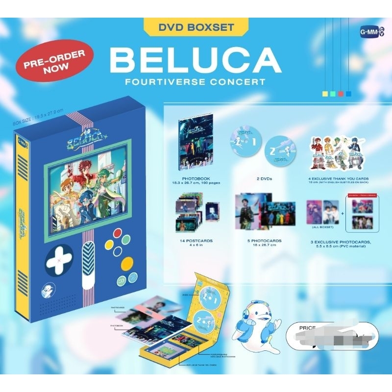 DVD BOXSET BELUCA FOURTIVERSE CONCERT #Tay #New #Polcasan #Off