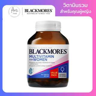 Blackmores Multivitamin for Women 150 Tablets Exclusive วิตามินรวมบำรุงสุขภาพสำหรับสตรี