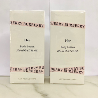 พร้อมส่งโลชั่นมาผิวแท้🫧✅BURBERRY her body lotion 200ml