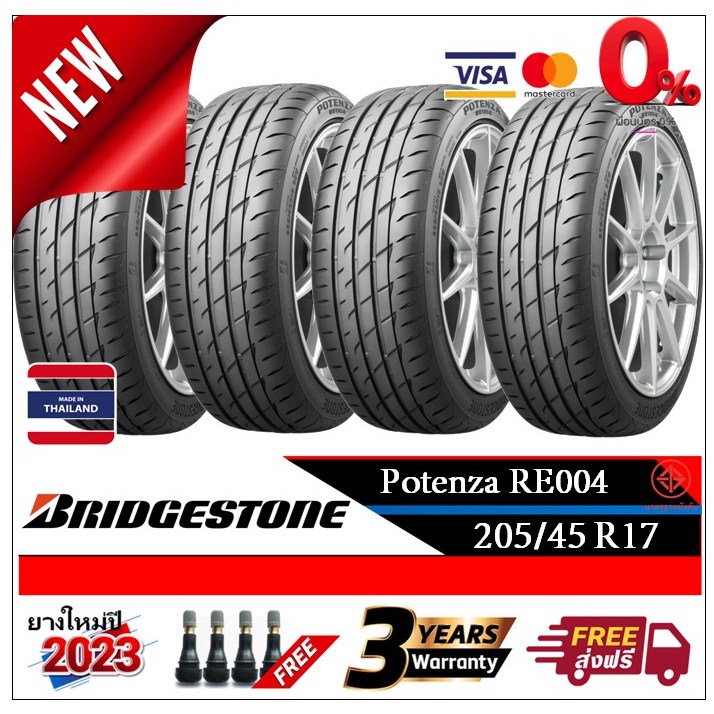 205-45r17-bridgestone-re004-2-4-เส้น-ปี2021-2023-ส่งฟรี-ผ่อน0-ยางงใหม่-บริดจสโตน