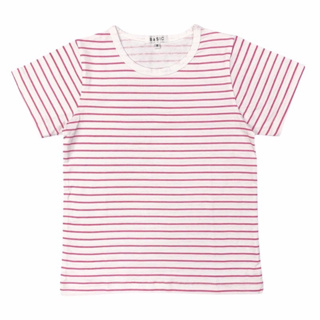 เสื้อยืดคอกลม เด็กแขนสั้น ลายทาง ลายริ้ว เด็กชาย -หญิง ผ้าคอตตอน Striped T Shirt for Kids