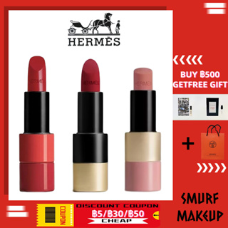 ✨แบรนด์แท้100%✨Hermes Rouge A Levres Satine Lipstick Matte &amp; Satin #21 #46 #48 #64 #66 #68 #75 #77 #50 #13 #85 #36 #42