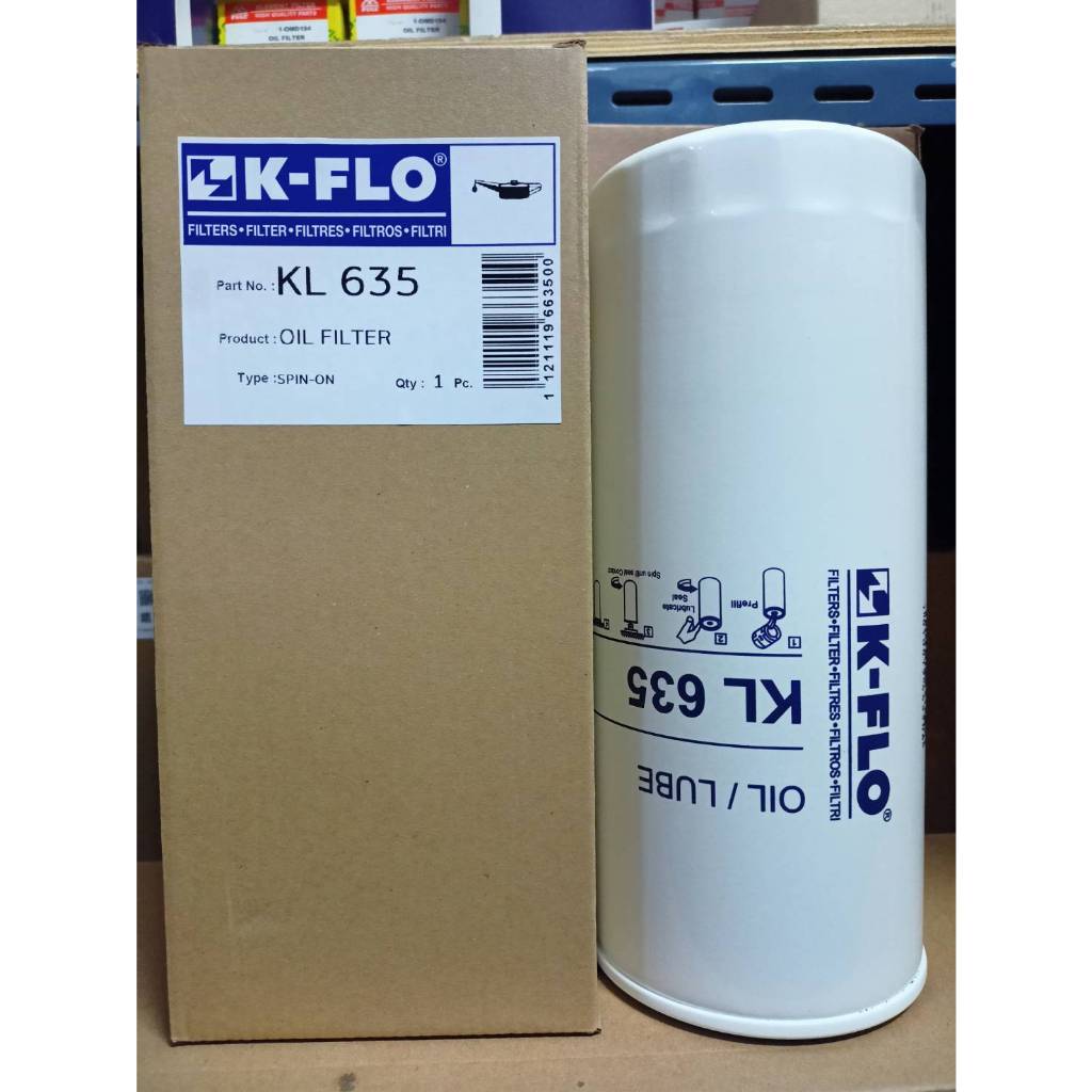 กรองเครื่อง , KL635 , K-FLO OIL FILTER | Shopee Thailand