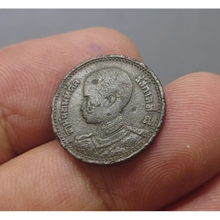 เหรียญดีบุก 10 สตางค์ สต. แท้ 💯% พิมพ์พระเศียรโต หลังครุฑ พระรูป ร.8 สมัย รัชกาลที่8 ปี พ.ศ.2489 ผ่านใช้งาน #ของสะสม