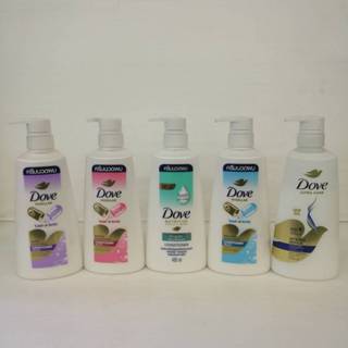 (มี 5 สูตร) Dove Conditioner (410 มล. , 430 มล.) โดฟ ครีมนวดผม ผลิตภัณฑ์บำรุงเส้นผม