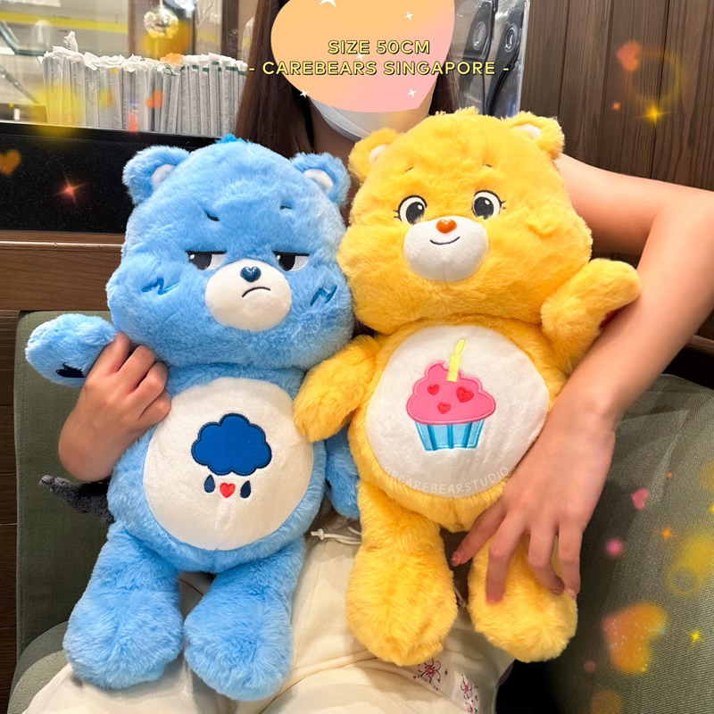 พร้อมส่ง-ตุ๊กตา-carebears-งานนำเข้าจากสิงคโปร์-ของแท้-100-แคร์แบร์