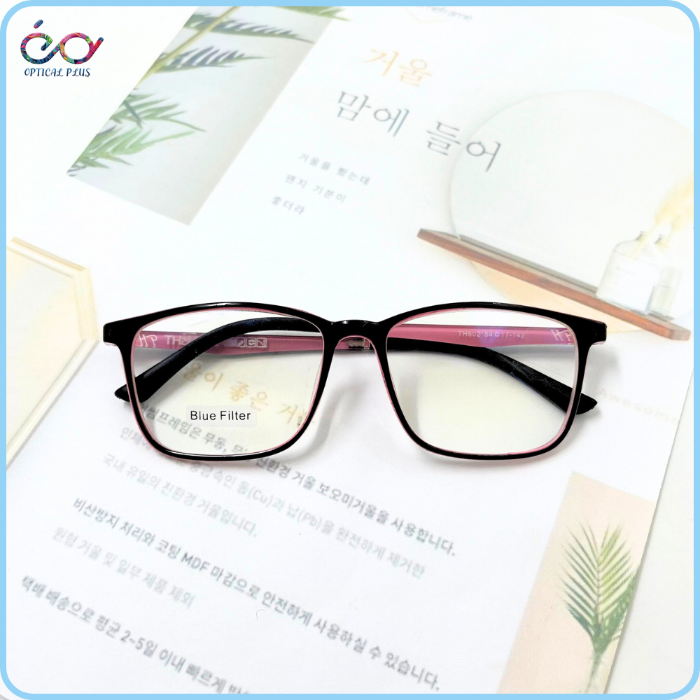 Optical Plus แว่นสายตายาว Glasses เลนส์Blue filter กรองแสงสีฟ้า ขาTR90 ...