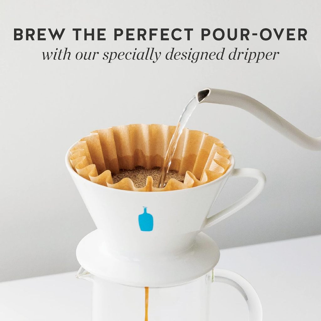 Blue Bottle Coffee Dripper and Blue Bottle Coffee Filters (30 sheets ...